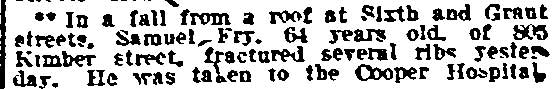 Philadelphia Inquirer, November 28, 1911 — click to view full article PDF