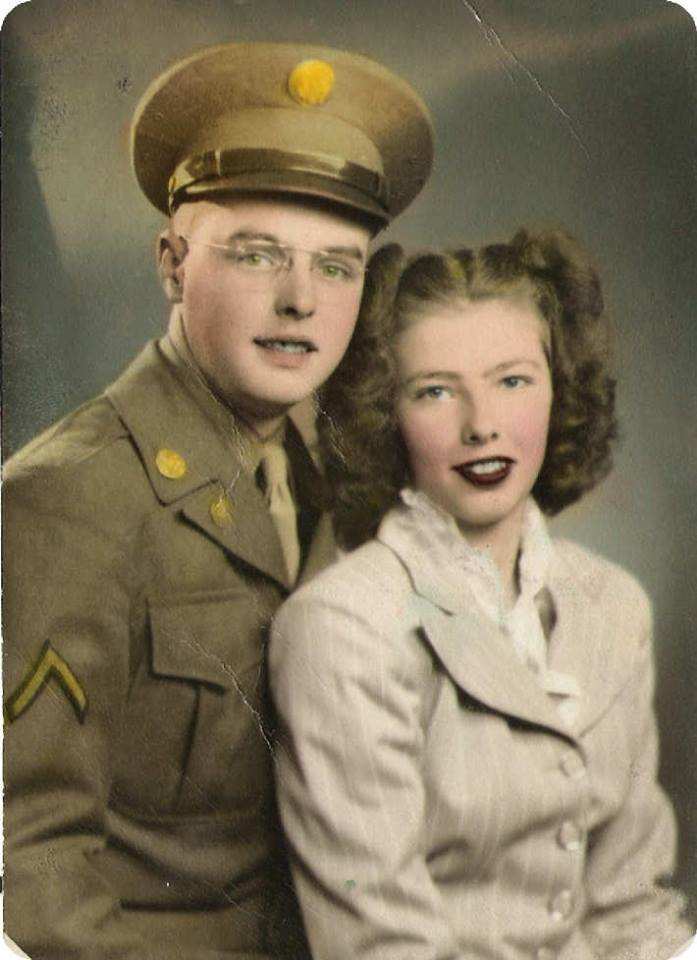 Charles Wiltsey and Dorothy Reed — 807 Kimber Street, late 1940s