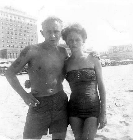 Alexander and Miriam Benzuk, Atlantic City, 1961