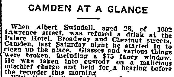 Camden at a Glance, Philadelphia Inquirer, June 7, 1915