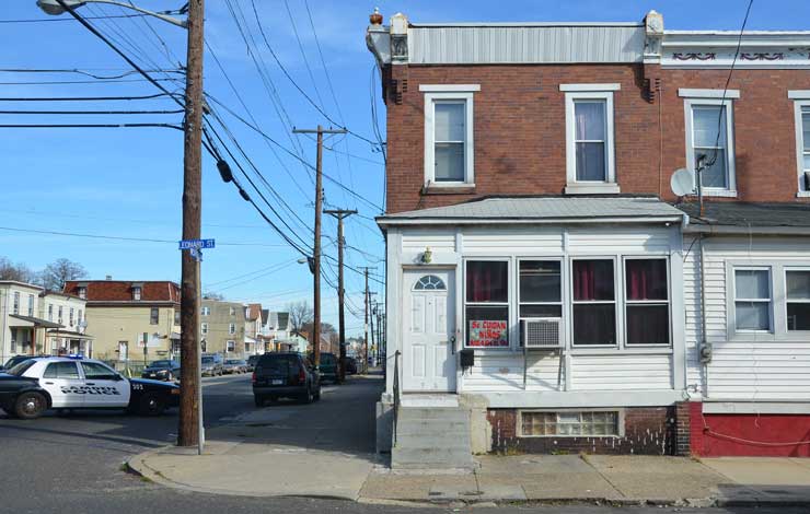 Northeast corner of Leonard Avenue and Westfield Avenue — December 3, 2011