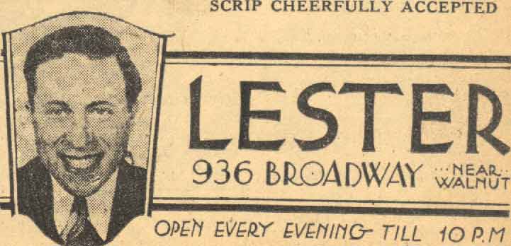 Lester Store advertisement, Camden Courier-Post, May 1934