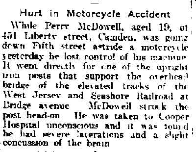 451 Liberty Street — Perry McDowell, Philadelphia Inquirer, June 13, 1915