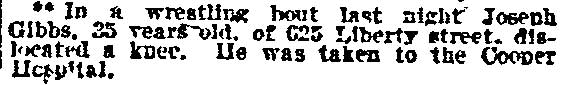 625 Liberty Street — Joseph Gibbs, Philadelphia Inquirer, May 21, 1911