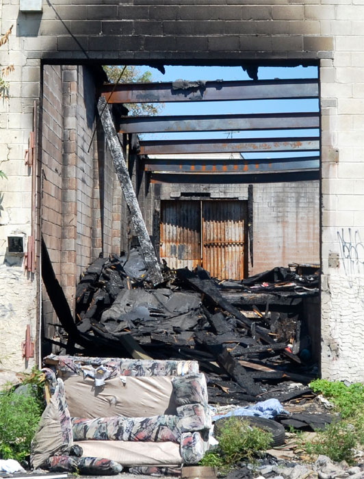 633 Liberty Street, August 12, 2011 — destroyed by fire July 30, 2011