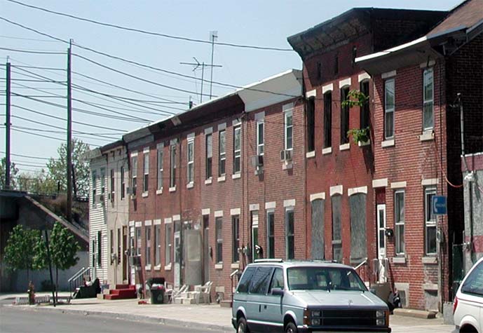 1169 to 1183 Liberty Street, May 2004