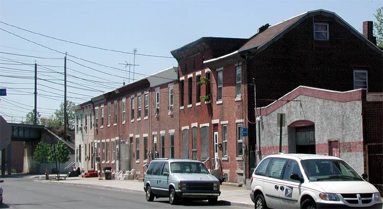 1169 to 1185–1187 Liberty Street, May 2004