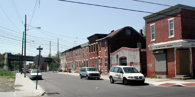 1169 to 1191 Liberty Street, May 2004