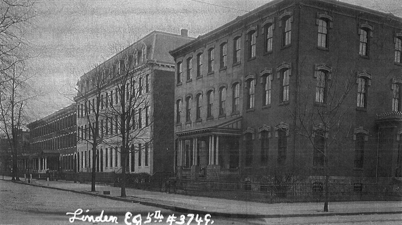 500 to 530 Linden Street, circa 1900
