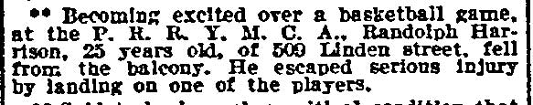 Philadelphia Inquirer, February 23, 1912 — Randolph Harrison, 509 Linden Street