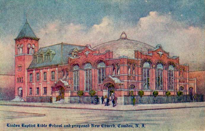 Linden Baptist Bible School and Proposed new Church, NE Corner of North 8th and Linden Streets