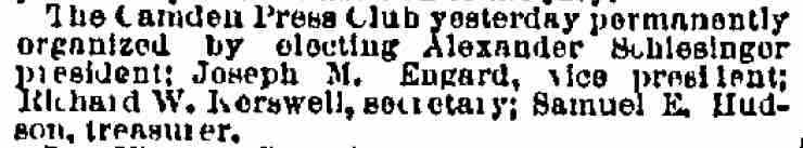 Newspaper clipping about 651 Locust Street, 1886