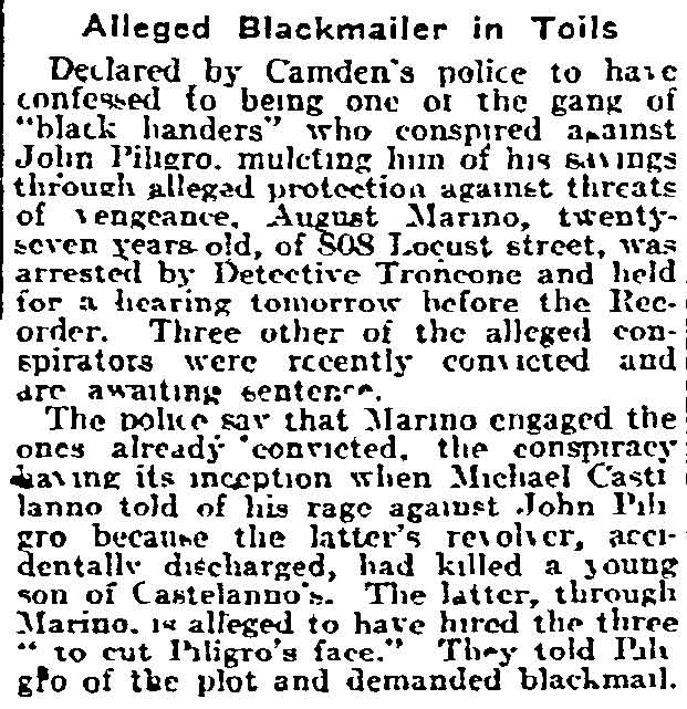 Newspaper clipping about 808 Locust Street, 1917