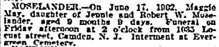 Newspaper clipping about 1035 Locust Street, 1902