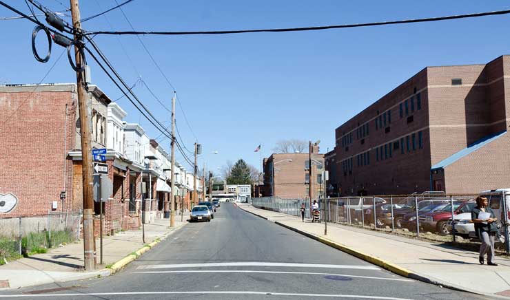 Lowell Street east of Warsaw Street, March 19, 2012