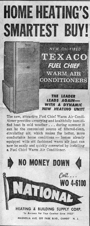 National Heating & Building Supply Corp. — Camden Courier-Post advertisement, May 19, 1964