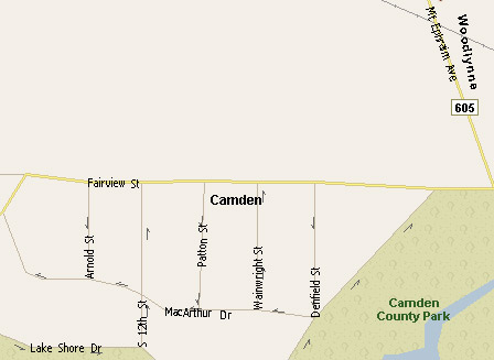 Map of Arnold Street, 2005