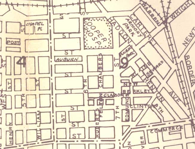 1946 Map of Camden showing Warren Avenue