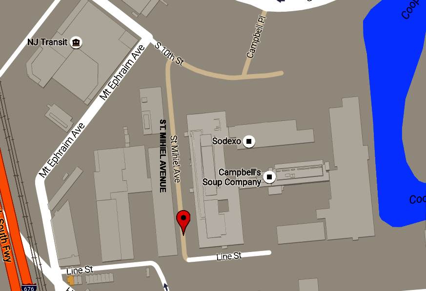 2012 map of Camden showing St. Mihiel Avenue