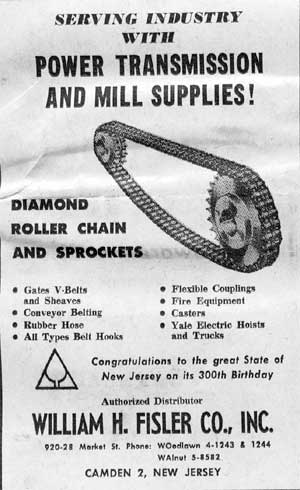 920-928 Market Street, William H. Fisler Company Inc., Camden Courier-Post ad, May 19, 1964