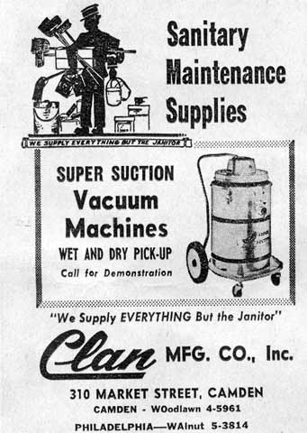 Sanitary Maintenance Supplies - Camden Courier-Post, May 19, 1964