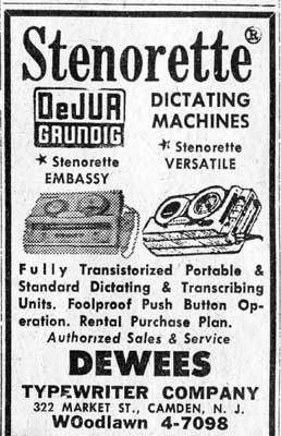 322 Market Street, Camden Courier-Post, August 4, 1971 (Dewees)