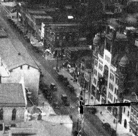 Market Street at North 4th Street intersection, 1920s