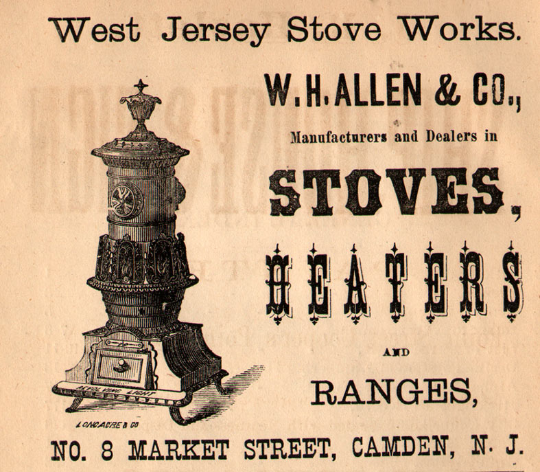 8 Market Street, D.H. Condit & Sons dry goods, 1872 city directory ad