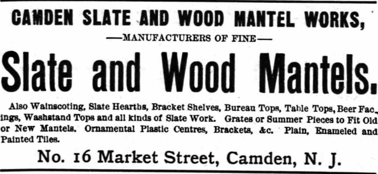 14-16-18 Market Street, Camden Safe Deposit & Trust Company, city directory ad