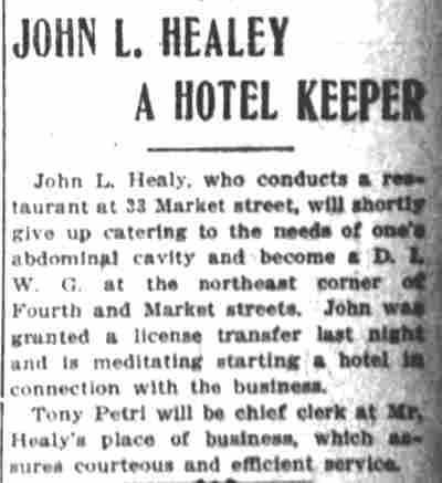 33 Market Street, Philadelphia Post-Telegraph, October 17, 1907
