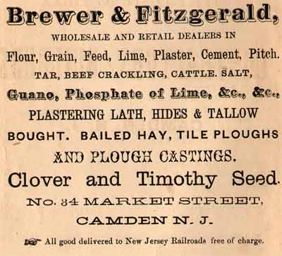 34 Market Street, 1872 city directory ad