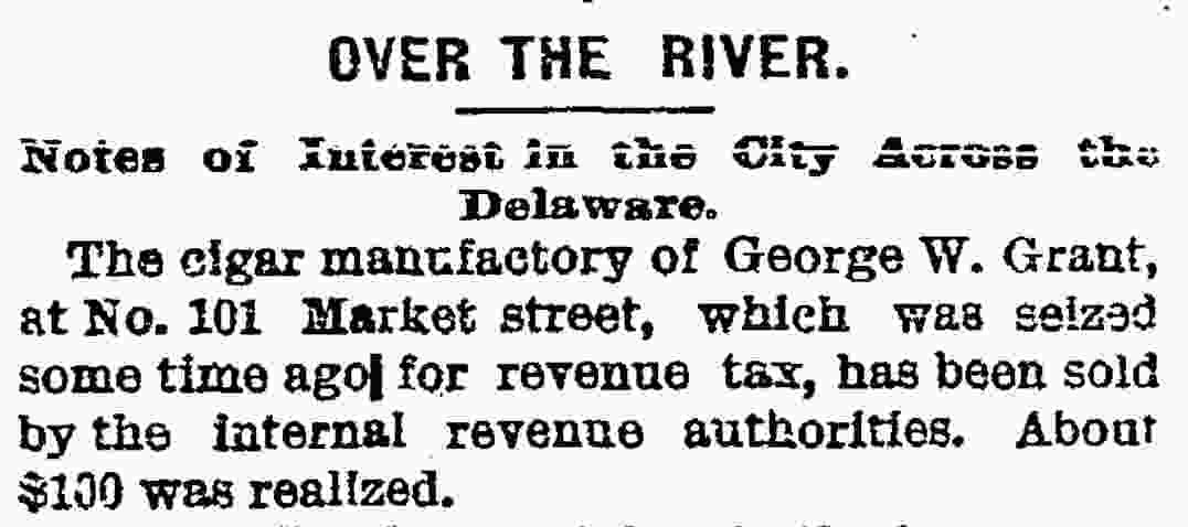 101 Market Street, Philadelphia Inquirer, July 8, 1887