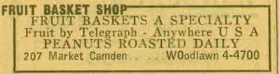 207 Market Street, NJ Bell Yellow Pages ad, 1955