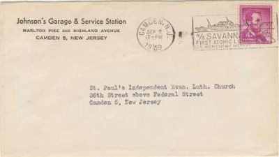 680 Marlton Avenue, Johnson's Esso Service Station letterhead