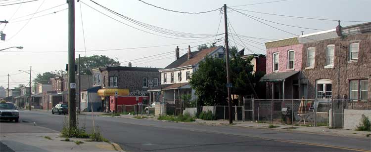 Looking southwest from Federal Street, July 2004