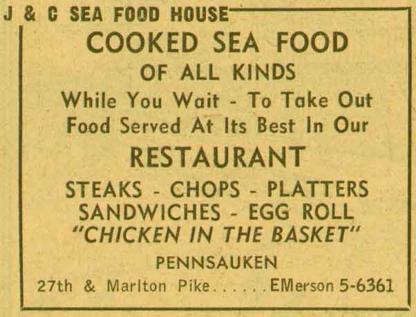 Intersection of Marlton Avenue and 27th Street, 1955 New Jersey Bell Telephone Directory