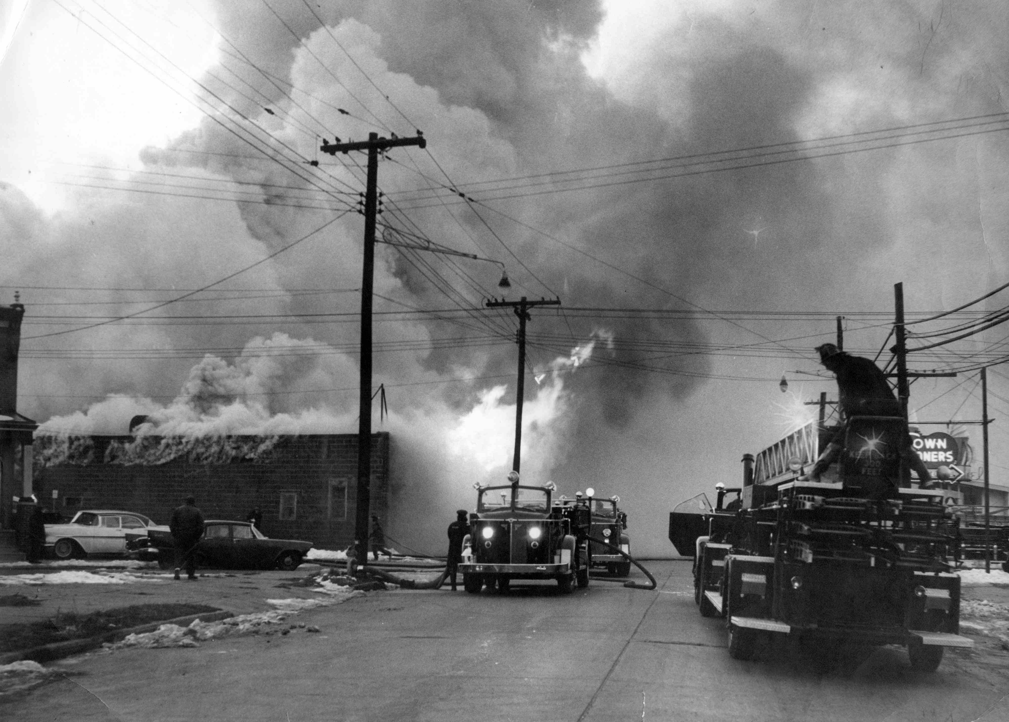 Looking east from Federal Street, March 11, 1960