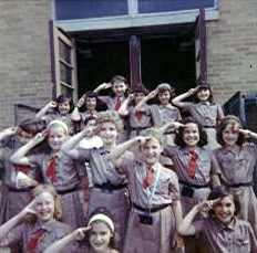 Brownie Troop at Francis X. McGraw Elementary School, 1960s