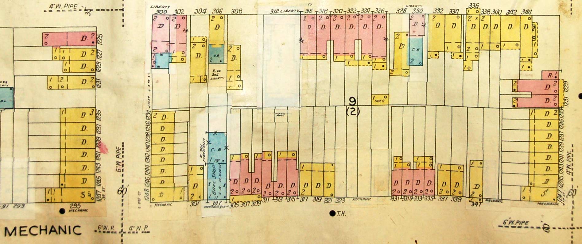300 block of Mechanic Street, north side