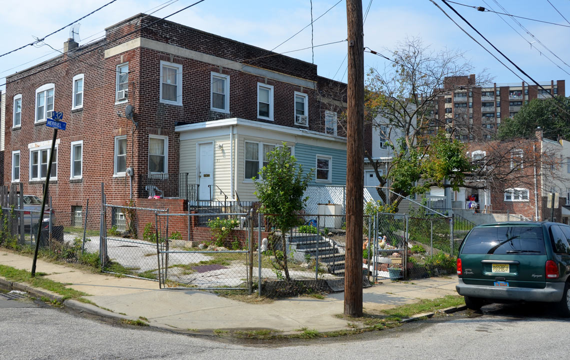 Southwest corner of North 32nd Street and Merriel Avenue, September 2011