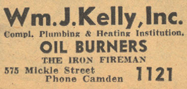 575 Mickle Street — William J. Kelly, Inc., 1920s-1950s