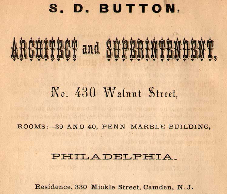 330 Mickle Street, home of Stephen Decatur Button 1872-1897