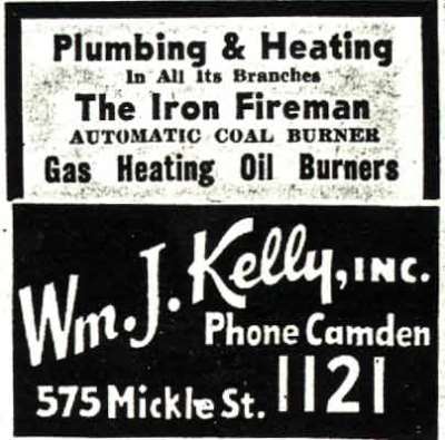 575 Mickle Street — William J. Kelly, Inc., Camden Courier-Post, January 8, 1938