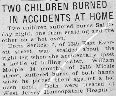 2415 Mickle Street — Camden Courier-Post, March 28, 1932