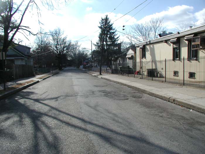 Intersection of Midvale Street and Marlton Avenue, December 27, 2005