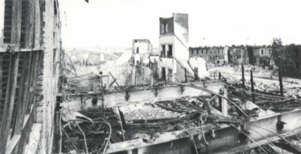 Poet's Row fire aftermath