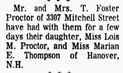 T. Foster Proctor — Camden Courier-Post, May 11, 1966