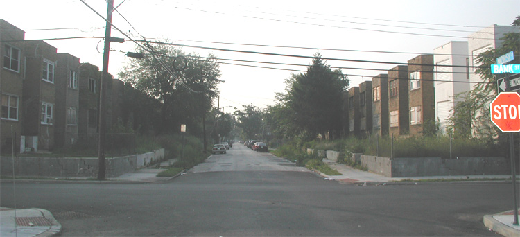 Looking east on Morse Street from Bank Street, July 2004
