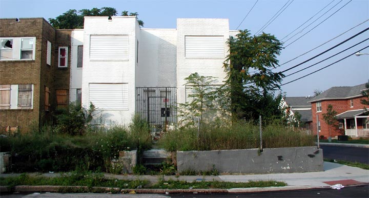 201 & 203 Morse Street — 1929 had not been built, July 2004