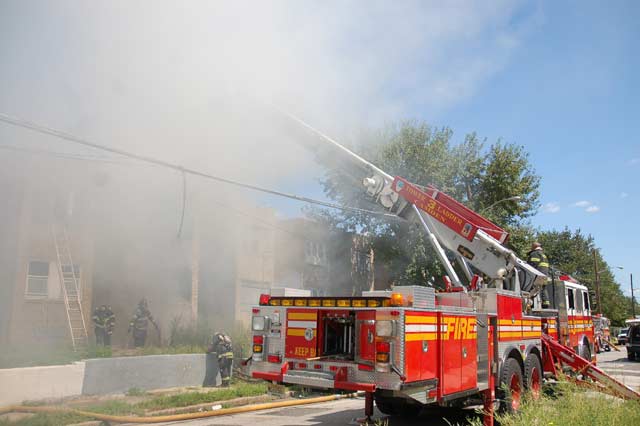 Fire at 206 Morse Street, August 22, 2008